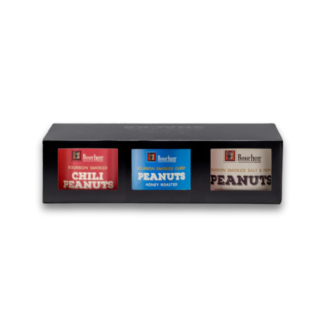 Bourbon Smoked Peanut Trio