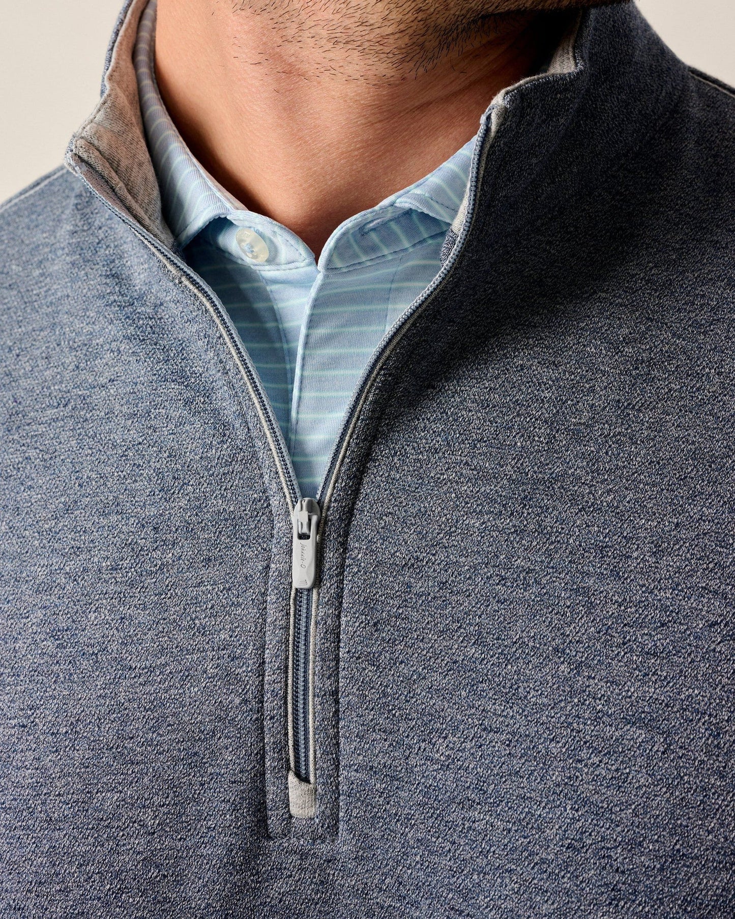 Hanks 1/4 Zip Pullover - Navy
