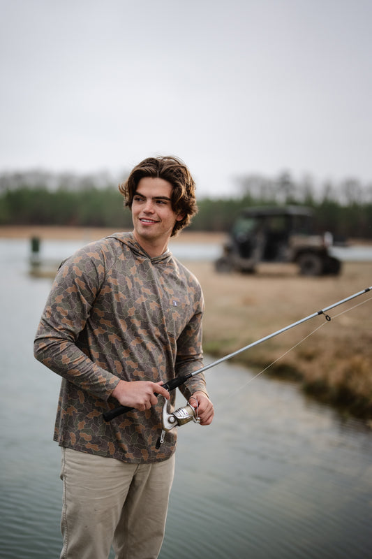 Heather blend Hoodie - Low country
