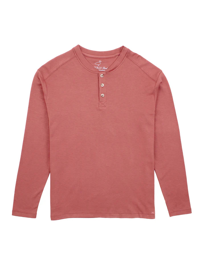 Shoreline Henley - Salmon