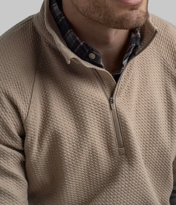 Dallas Performance 1/4 Zip - Mink