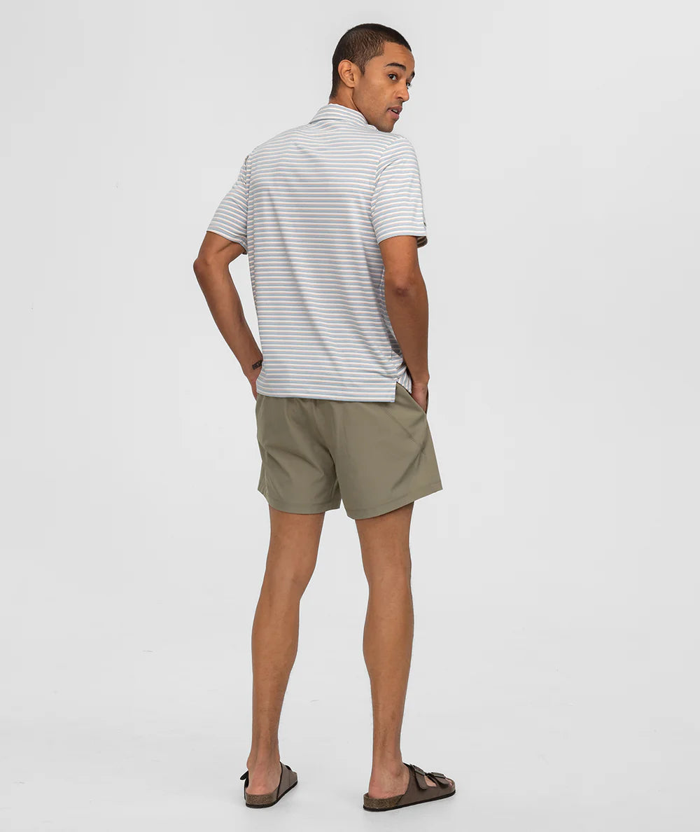 Cahaba Heather Stripe Polo