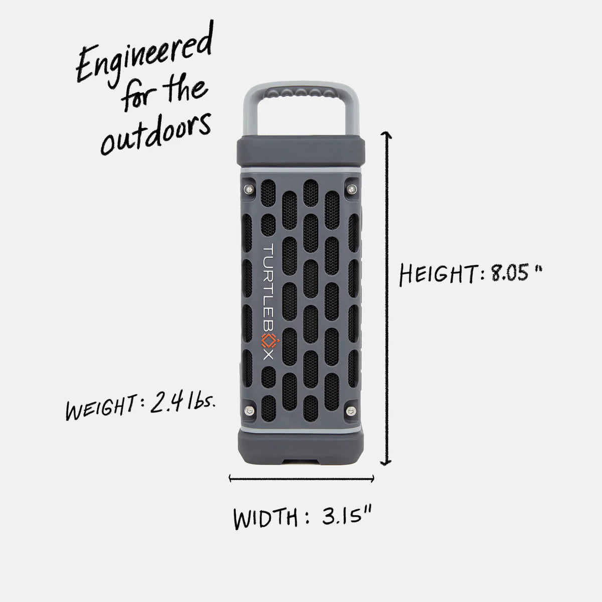 Turtlebox Ranger - Gray