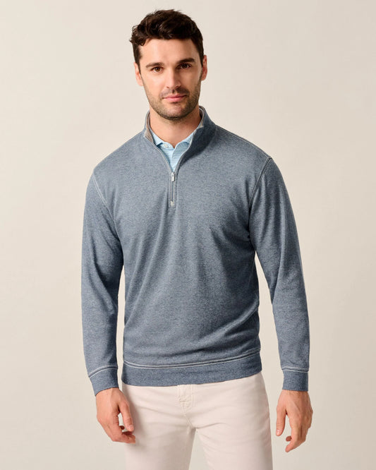 Hanks 1/4 Zip Pullover - Navy