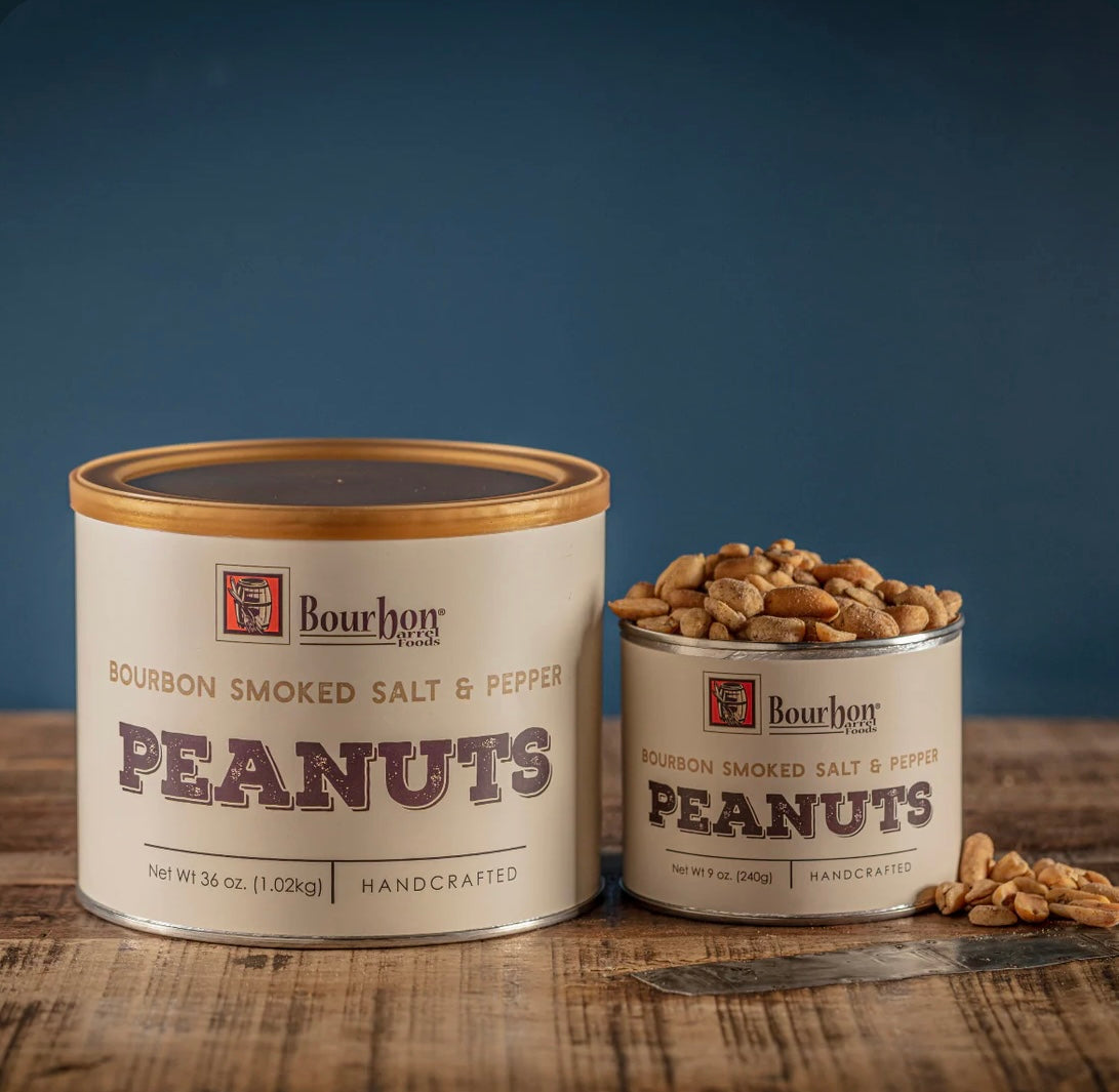 Bourbon Smoked Salt & Pepper Peanuts