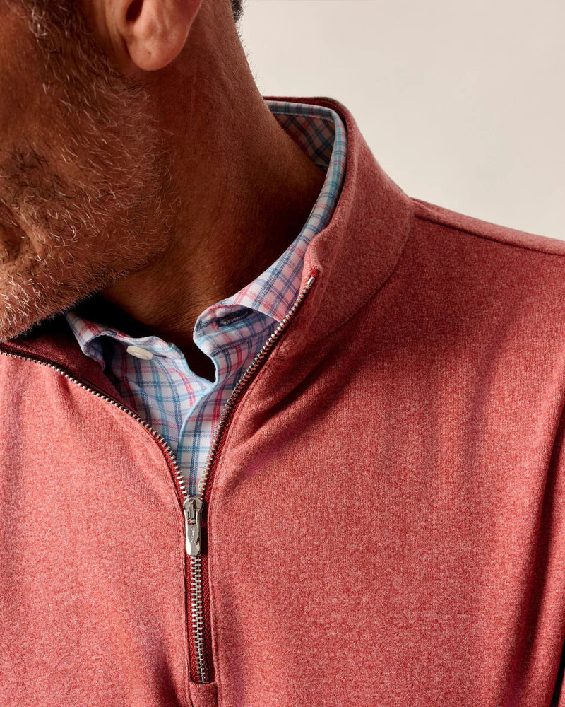 Mikey Performance 1/4 Zip Pullover - Brick