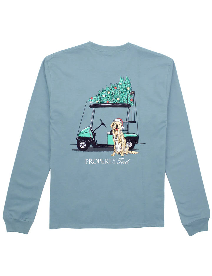 Santa's Caddy LS T-Shirt