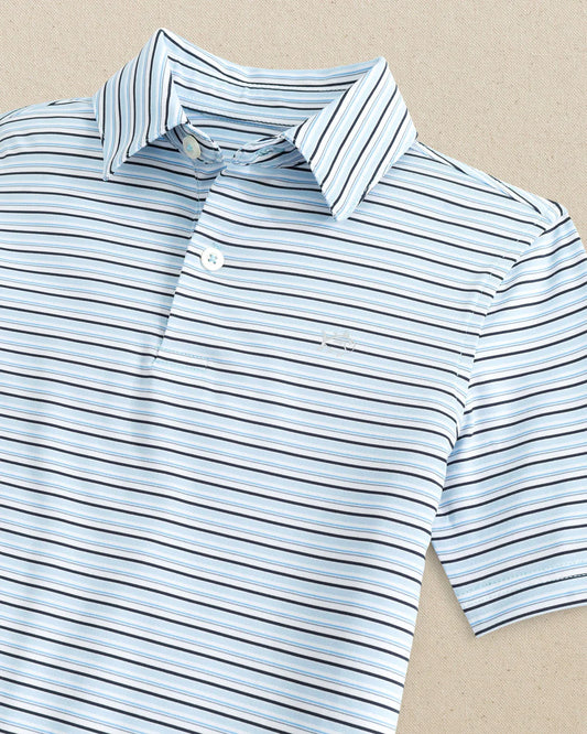Boys Driver Oyster Creek Stripe Polo