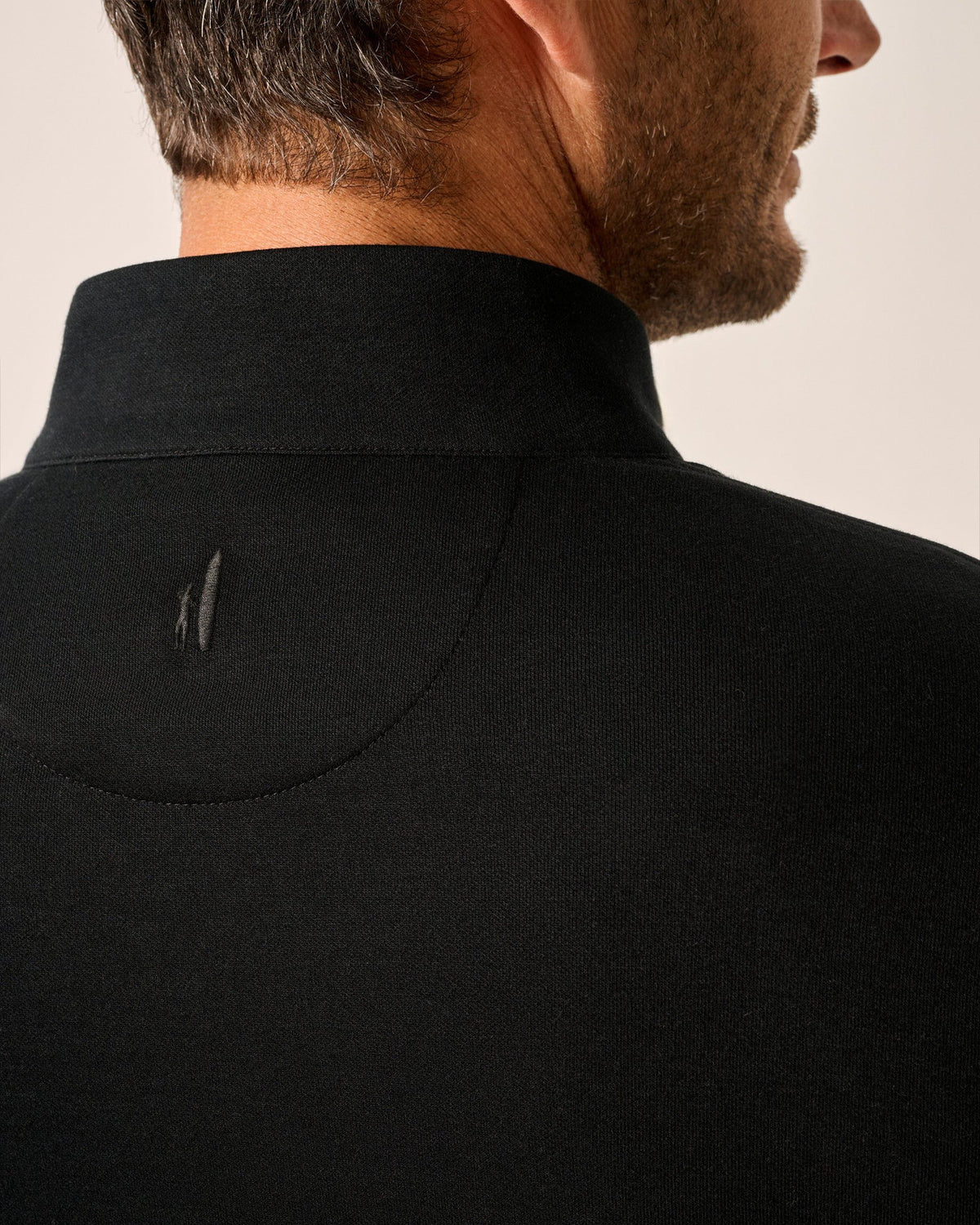 The Sully 1/4 Zip Pullover - Black