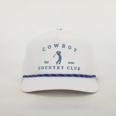 Golfer Roped Hat - White