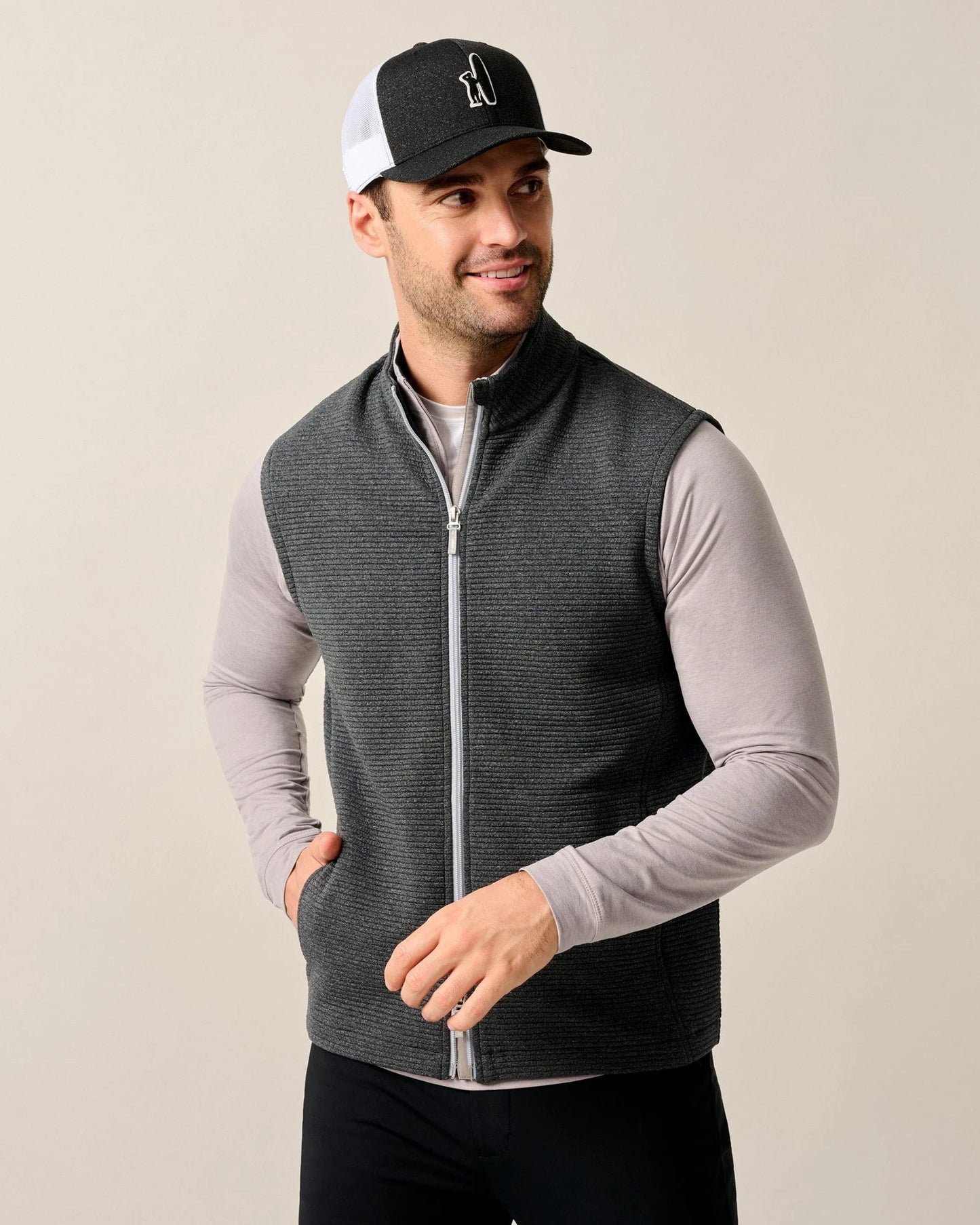 Reggie Ribbed Performance Vest