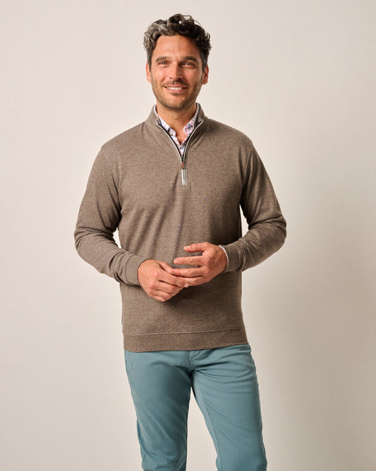 The Sully 1/4 Zip Pullover - Maple
