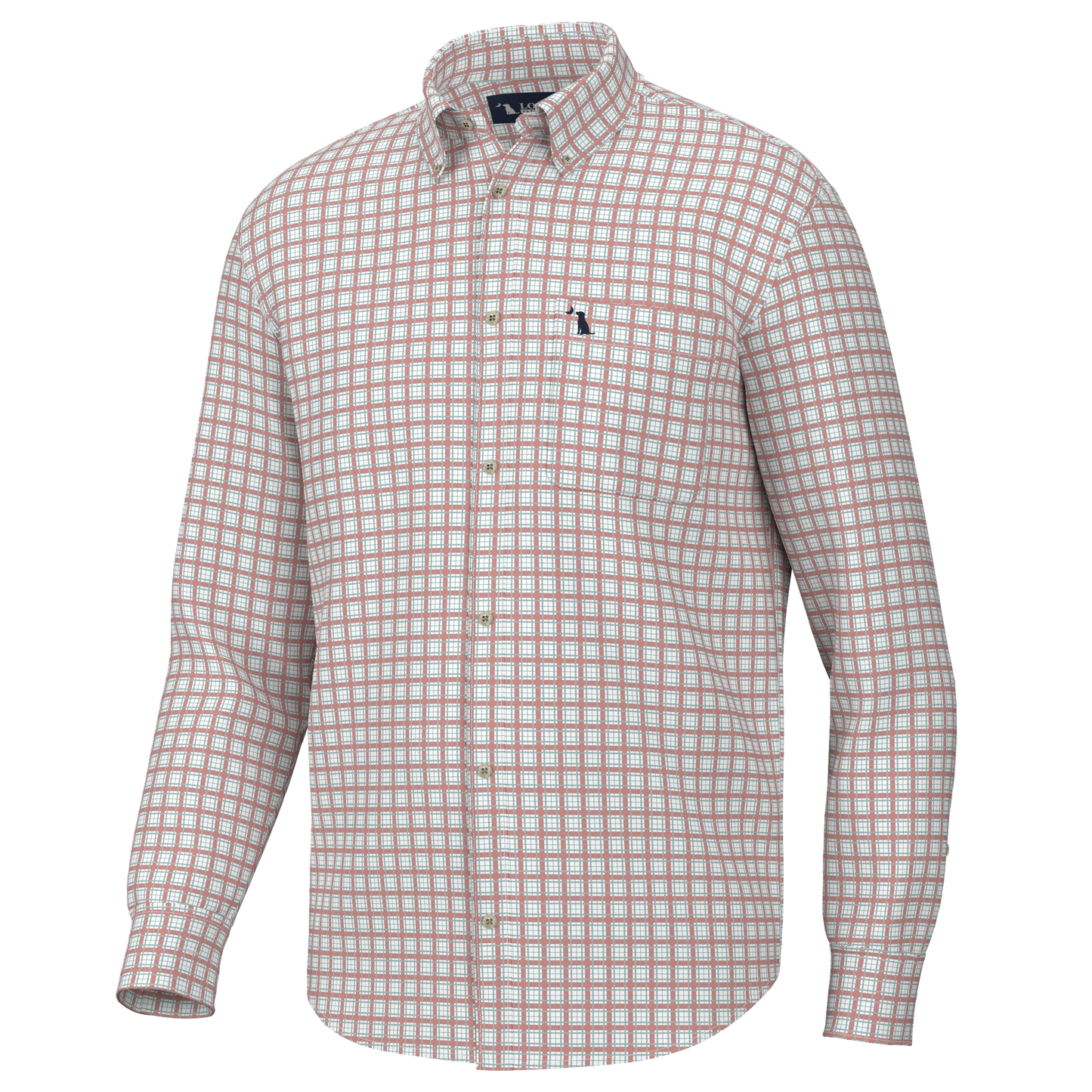 Faulk Dress Shirt - Salmon