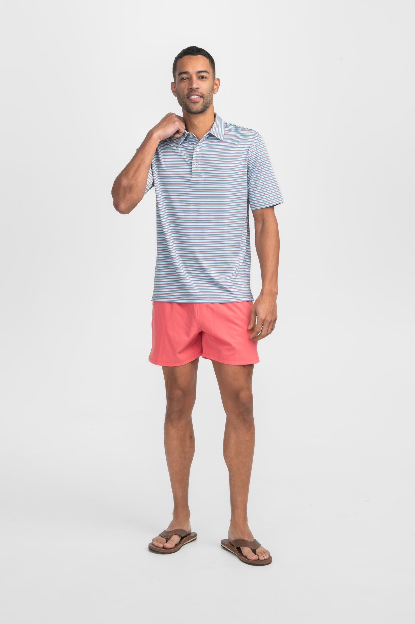 Tybee Stripe Polo - Tropsicle