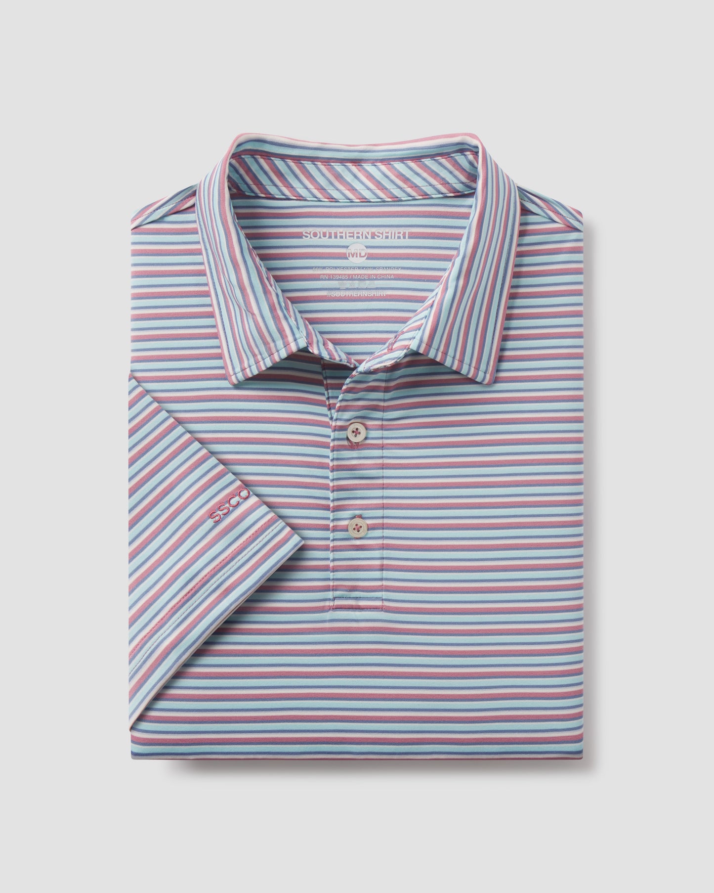 Tybee Stripe Polo - Tropsicle