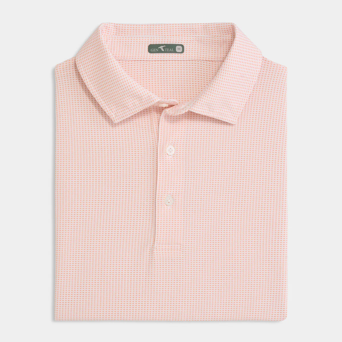 Apricot Jacquard Polo