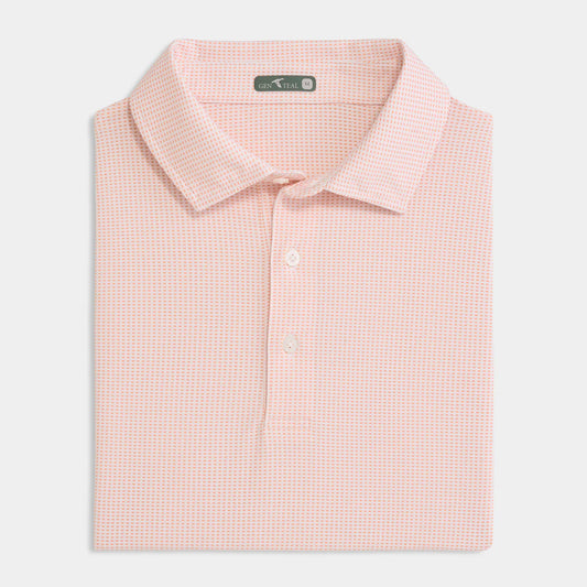 Apricot Jacquard Polo