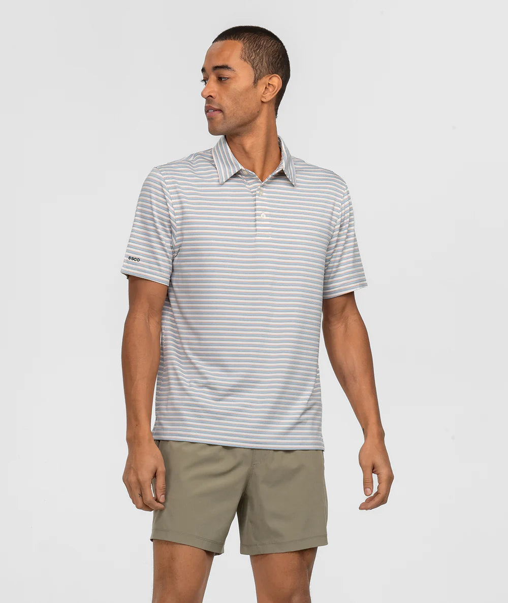 Cahaba Heather Stripe Polo