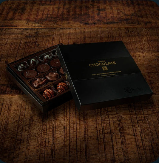 Bourbon Barrel Assorted Artisan Chocolates - 16 Piece Box