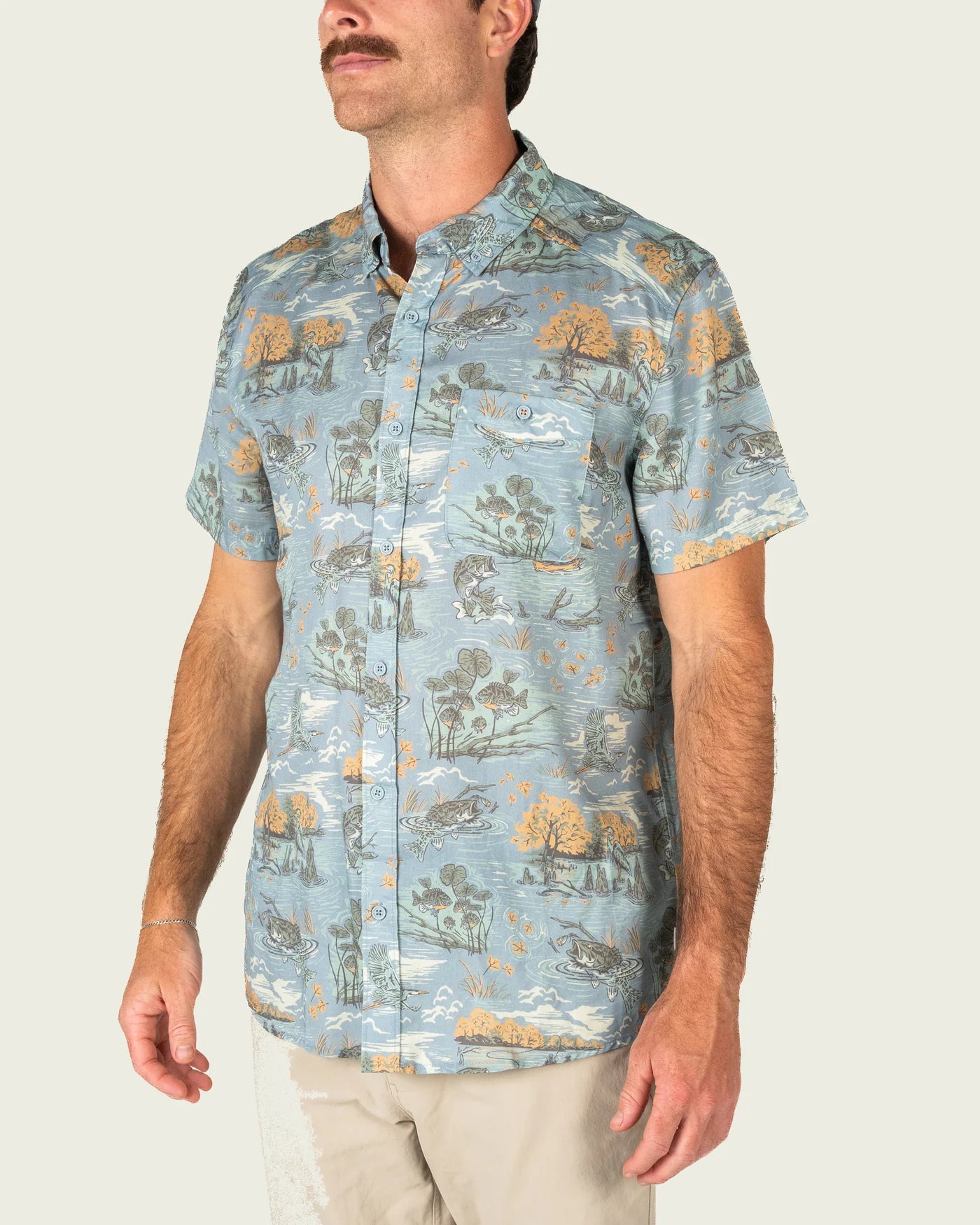 Hagood Shortsleeve - Vintage Turquoise