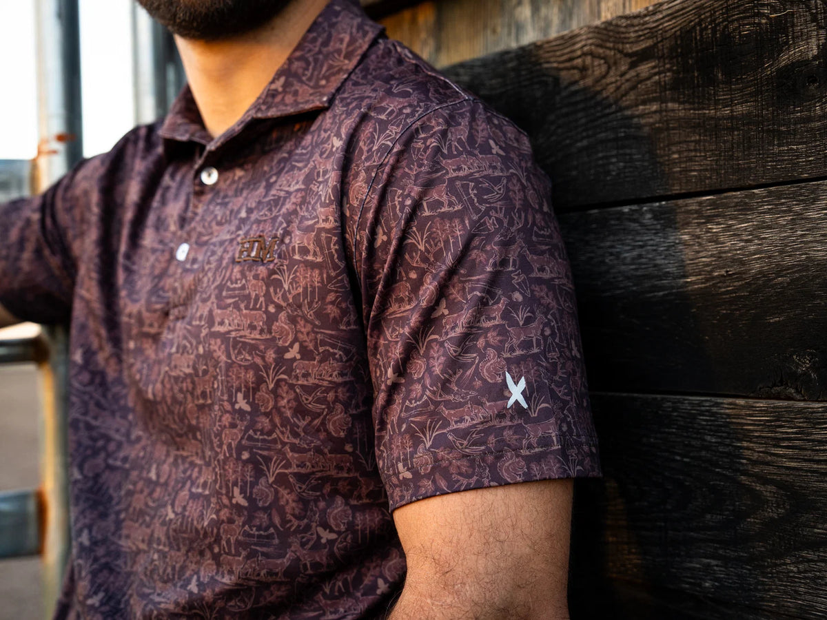 The Back 40 Buck Performance Polo