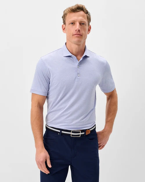Michael Stripe Polo - Viola