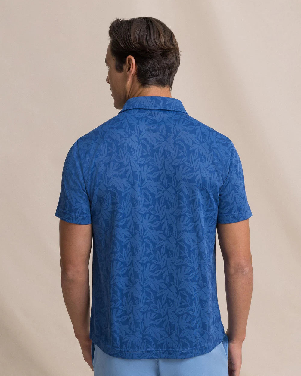 Island Fronds Jacquard Polo