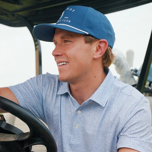 Cowboy Hat Polo - Navy