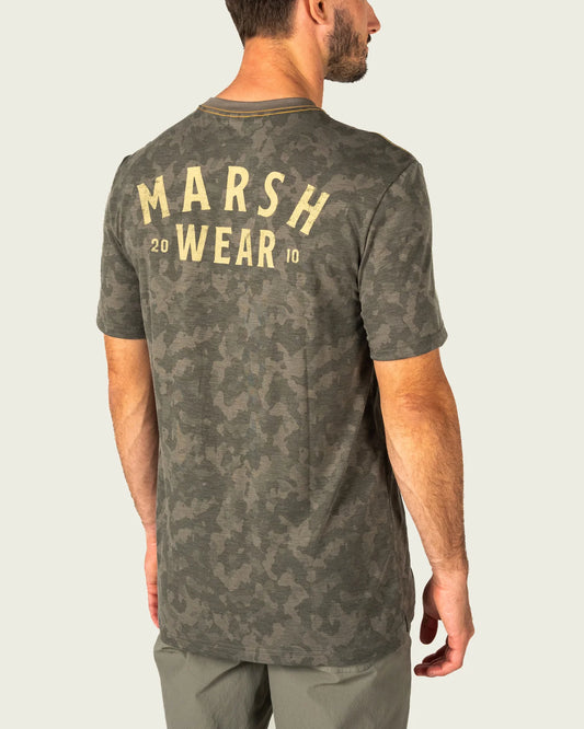 Stackhouse Tech Tee - Fossil Foxhole Camo