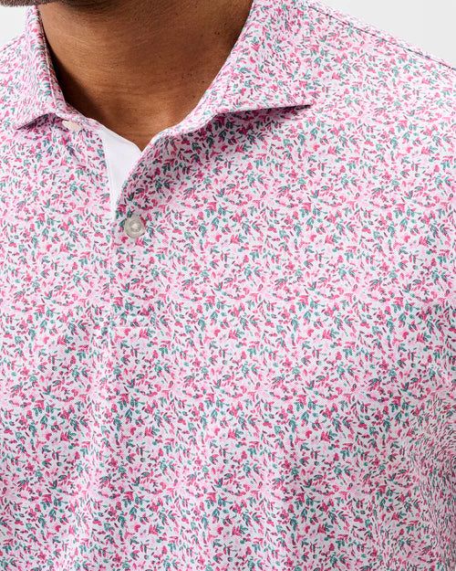 Performance Mesh Polo - Bloom Neat