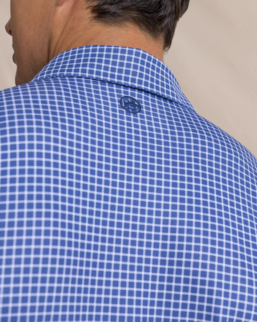 Driver Dunes Edge Plaid Polo