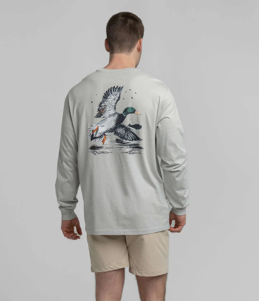 Winged Pursuit Tee - Oyster