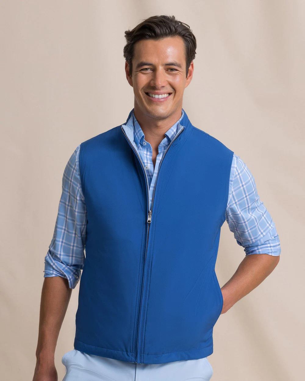 Harbor Reversible Vest - Blue