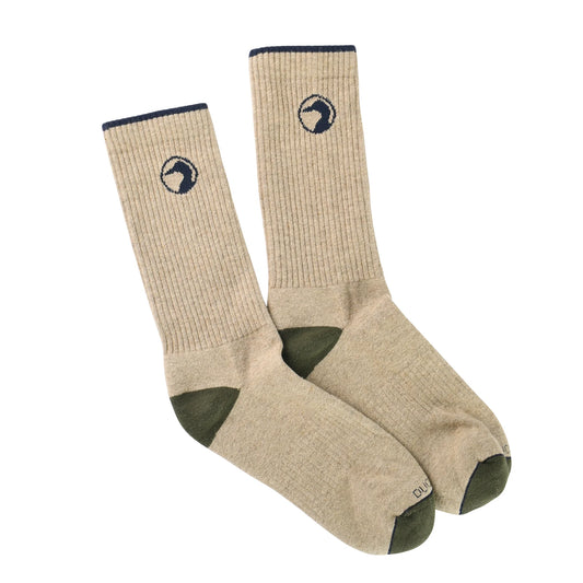 Duck Head Logo Sock - Stone