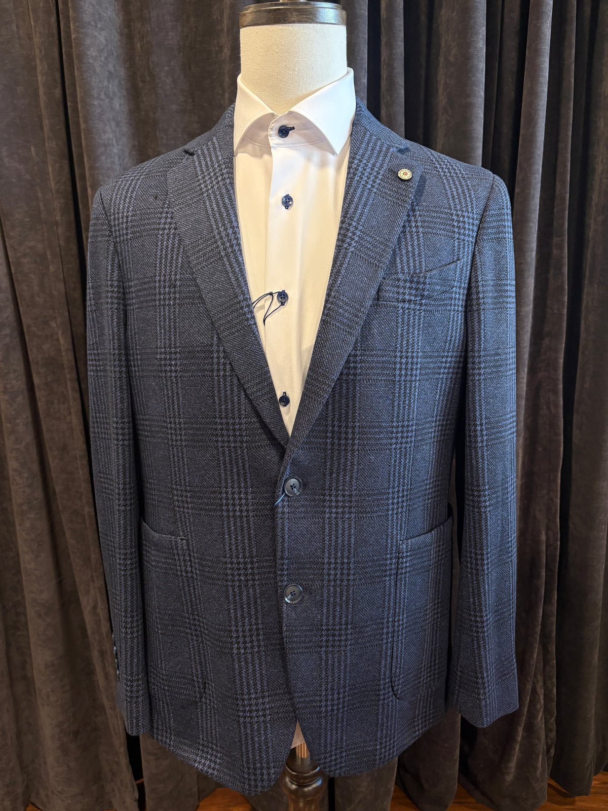 Midnight Herringbone Sport Coat