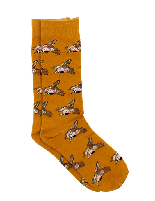 Lucky Duck Socks - Flying Pheasant