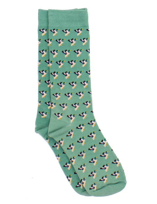 Lucky Duck Socks - Breaking Water