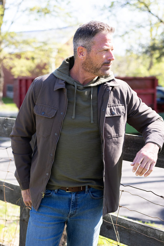 Quilted Deck Jacket - Dark Roast