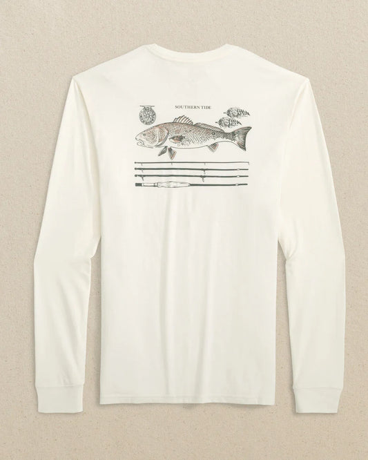 Redfish Rod Long Sleeve Tee