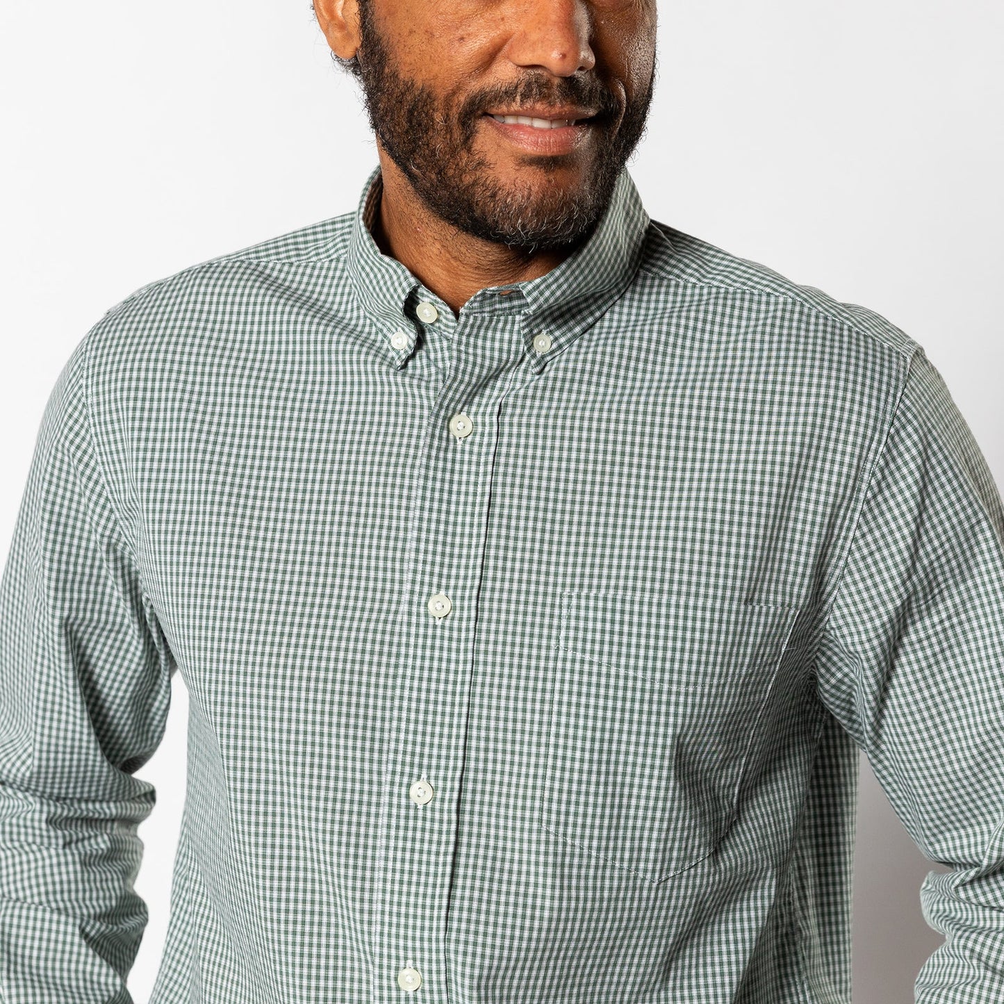 Cotton Cashmere Poplin Sport Shirt - Bolton Plaid