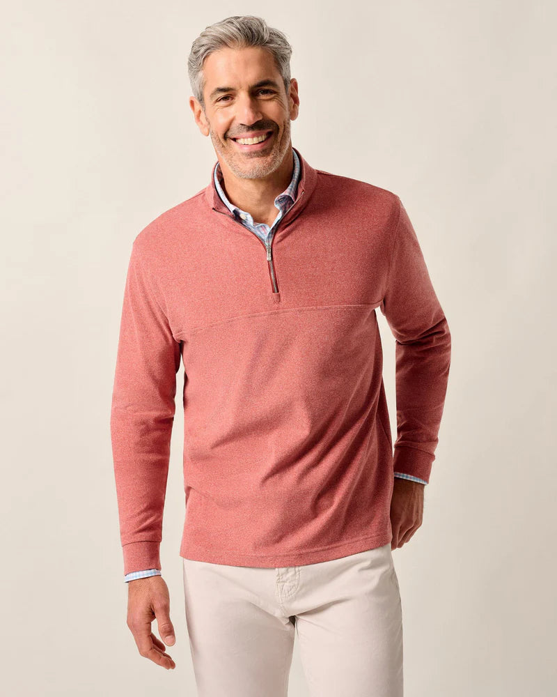 Mikey Performance 1/4 Zip Pullover - Brick