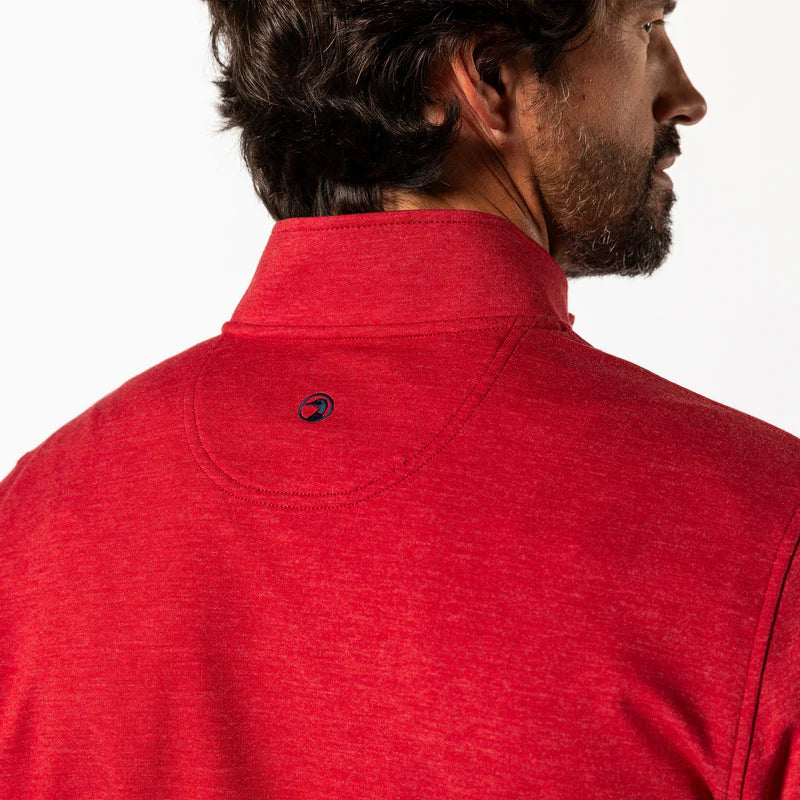 Dunmore 1/4 Zip - Red Heather