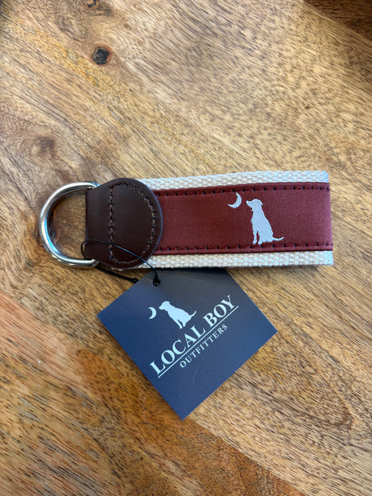 Dog & Moon Keychain