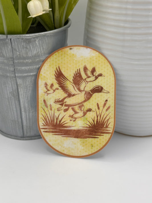 Watercolor Mallard Sticker