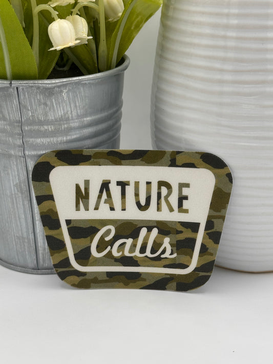 Nature Calls Sticker