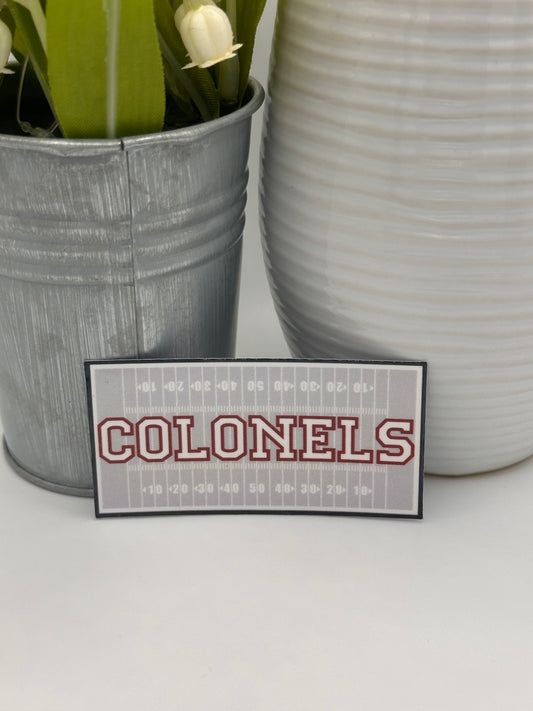 Colonels Football Field Sticker