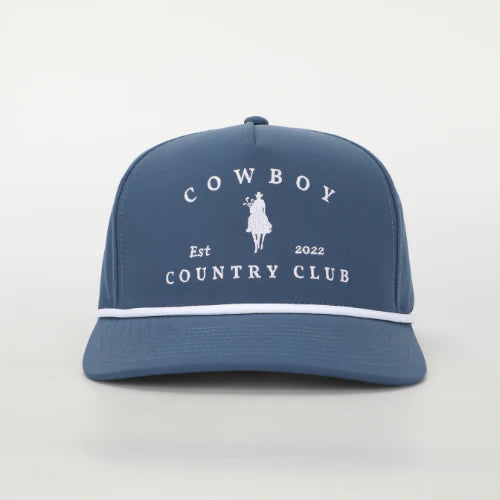 Horse Roped Hat - Navy