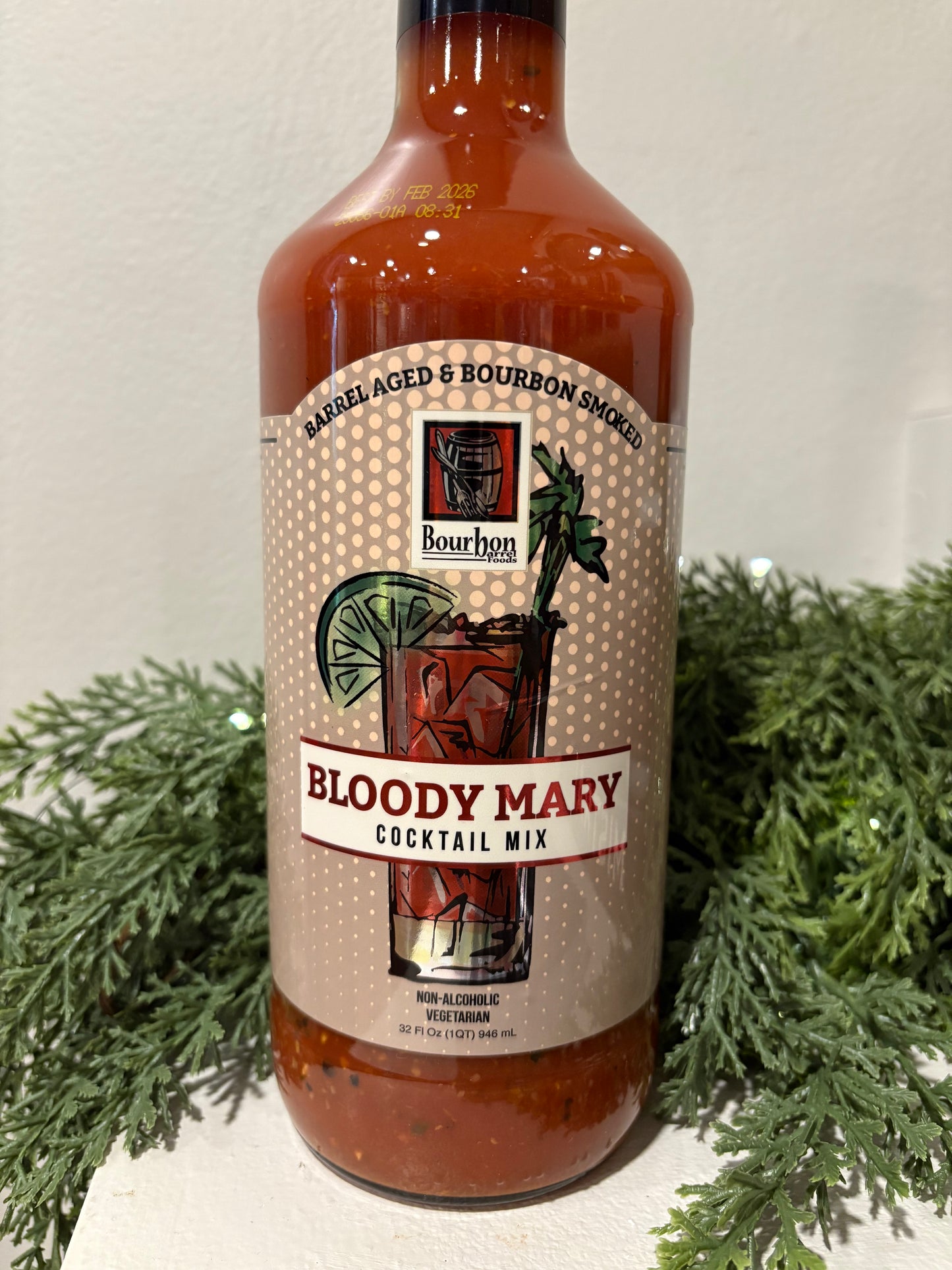 Barrel Aged & Bourbon Smoked Bloody Mary Mix